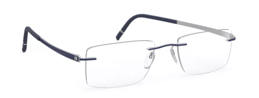 Silhouette Momentum 5529 FG 4510 Silver / Pacific Blue