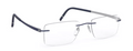 Silhouette Momentum 5529 FG 4510 Silver / Pacific Blue