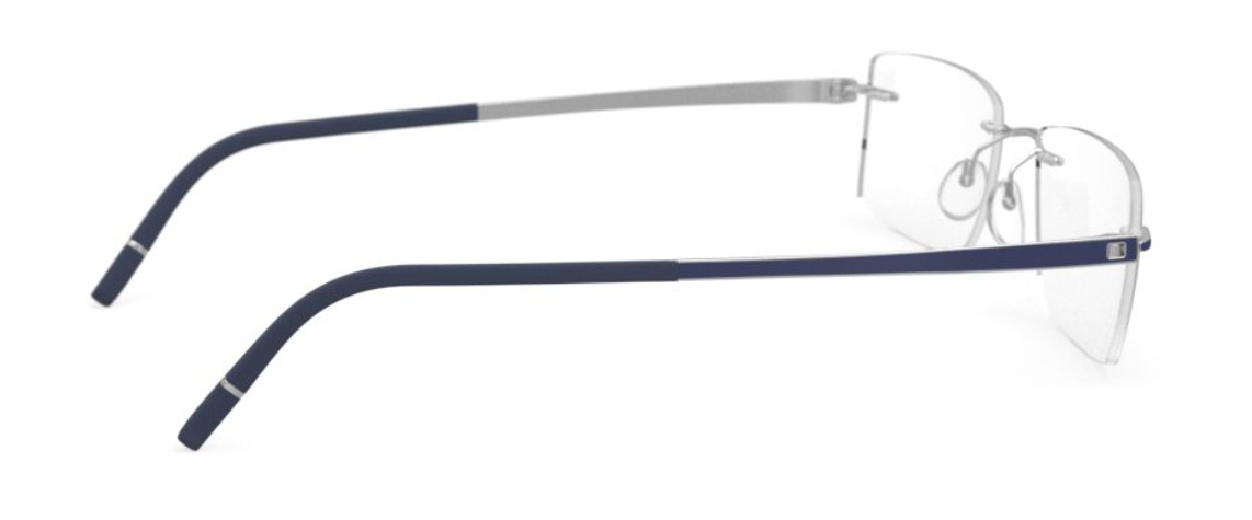Silhouette Momentum 5529 FG 4510 Silver / Pacific Blue