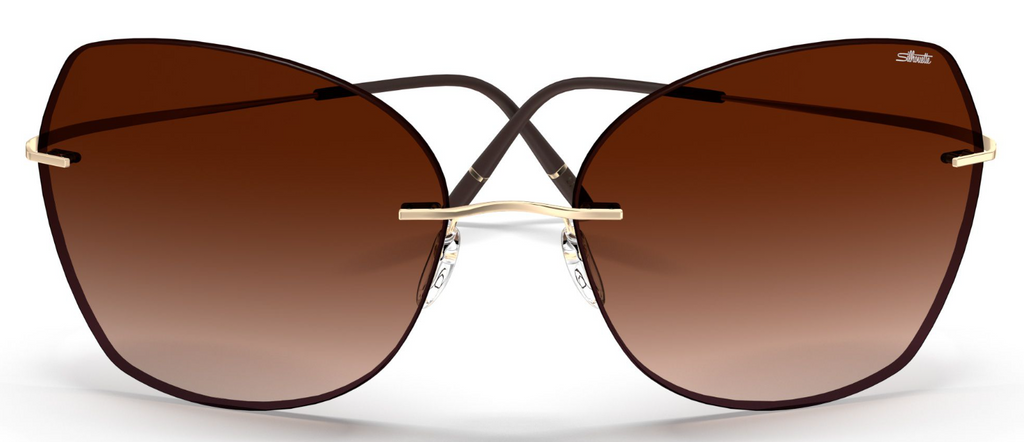 Silhouette Sunglasses Adara 8192 7530 Gold / Dark Brown