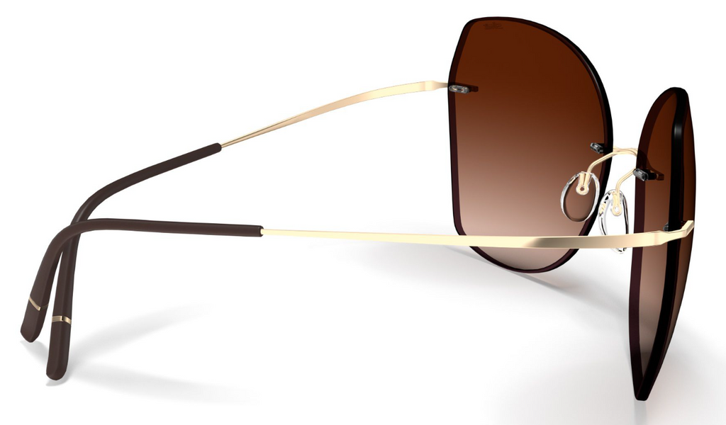 Silhouette Sunglasses Adara 8192 7530 Gold / Dark Brown