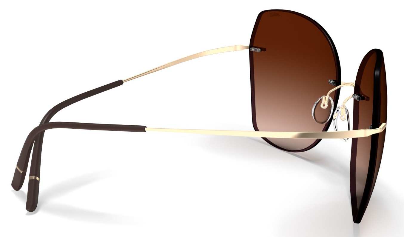 Silhouette Sunglasses Adara 8192 7530 Gold / Dark Brown