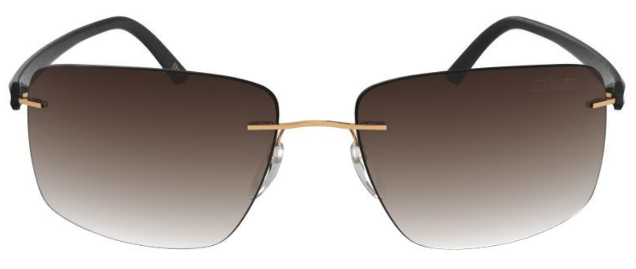 Silhouette Sunglasses Spielberg 8722 7530 Dark Brown / Gold
