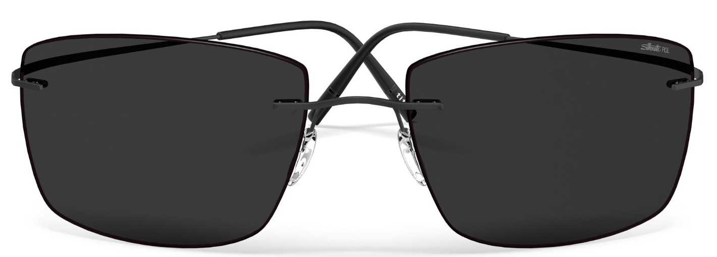 Silhouette Sunglasses Avior 8741 9040 Pure Black