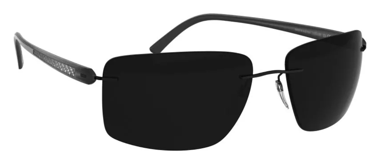 Silhouette Sunglasses Spielberg 8722 9040 Pure Black