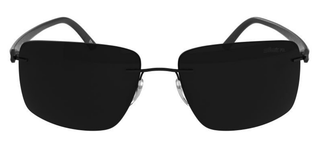 Silhouette Sunglasses Spielberg 8722 9040 Pure Black