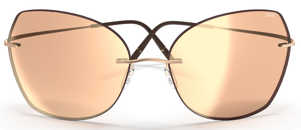 Silhouette Sunglasses Adara 8192 3530 Rosegold / Dark Brown