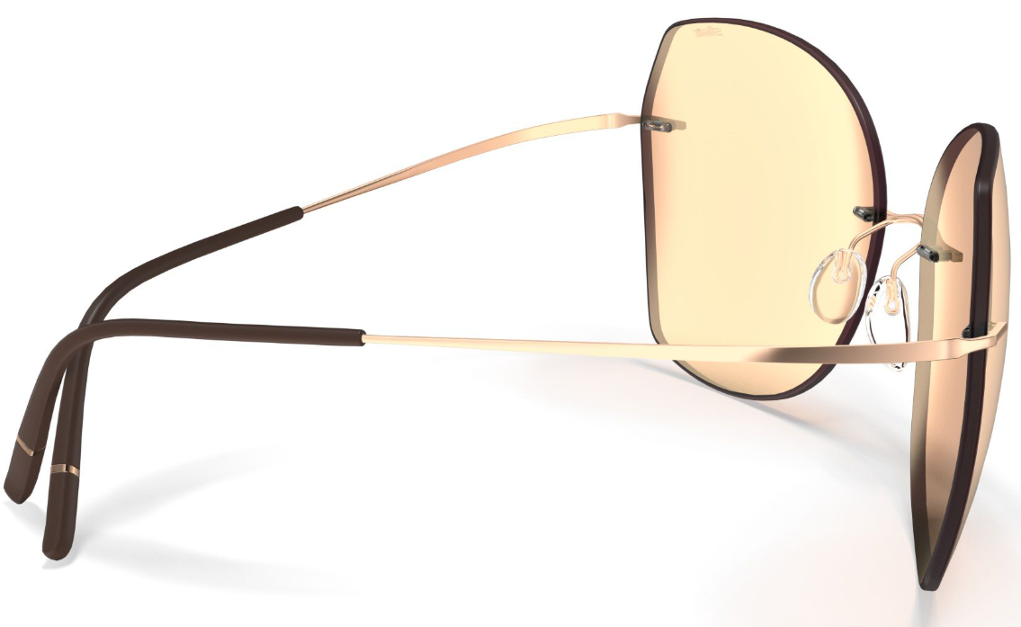 Silhouette Sunglasses Adara 8192 3530 Rosegold / Dark Brown