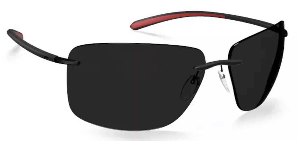 Silhouette Sunglasses Cape Florida 8728 9040 Black / Racing Red