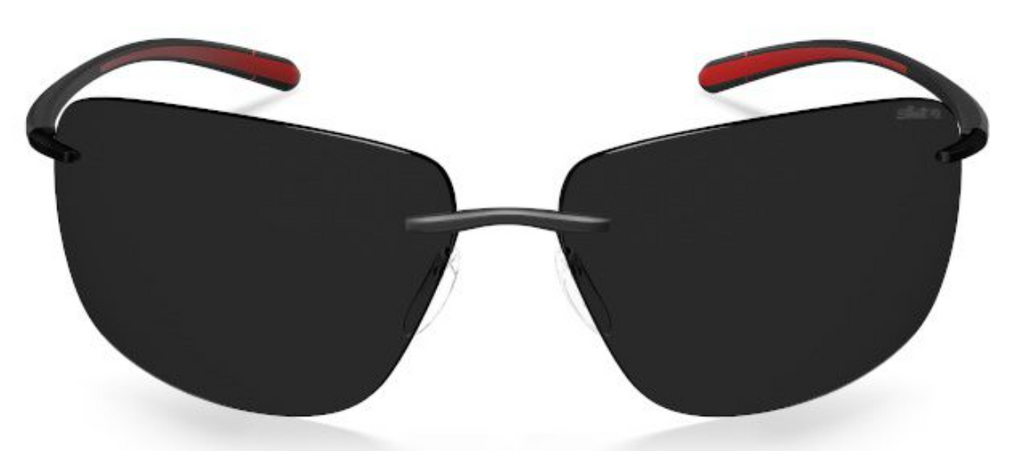 Silhouette Sunglasses Cape Florida 8728 9040 Black / Racing Red