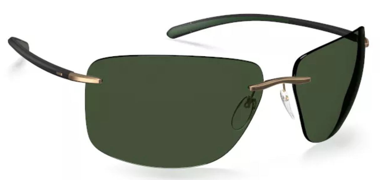 Silhouette Sunglasses Cape Florida 8728 7630 Black / Pine Green