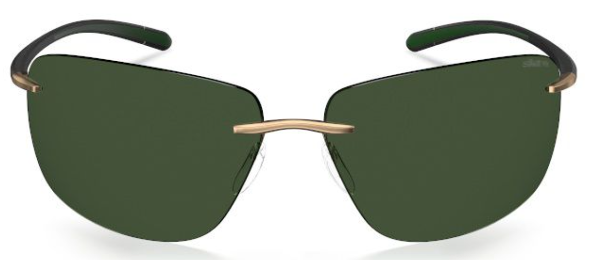 Silhouette Sunglasses Cape Florida 8728 7630 Black / Pine Green