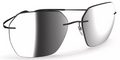 Silhouette Sunglasses Caleum 8745 9140 Pure Black