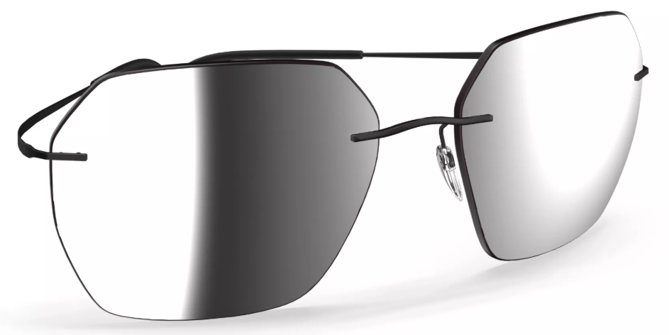 Silhouette Sunglasses Caleum 8745 9140 Pure Black
