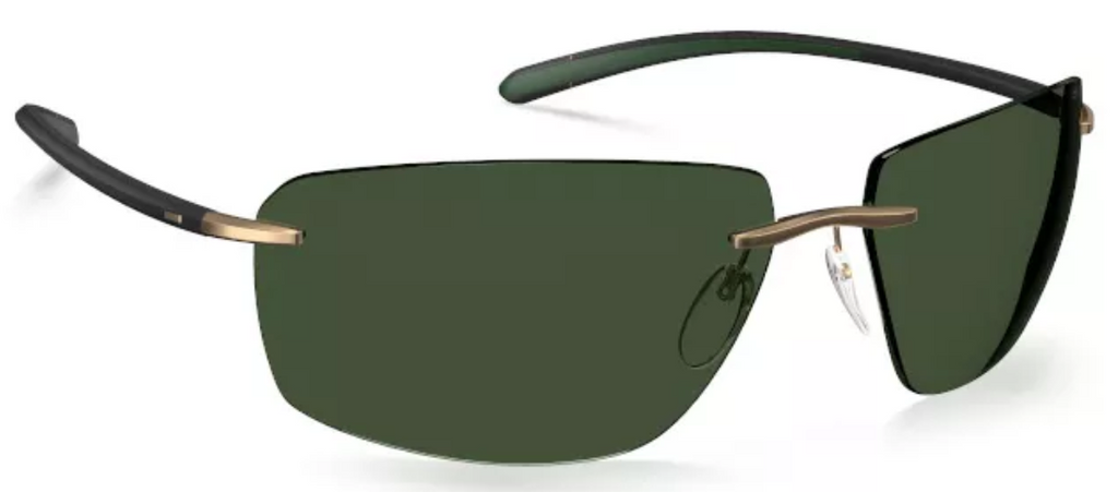 Silhouette Sunglasses Biscayne Bay 8727 7630 Black / Pine Green