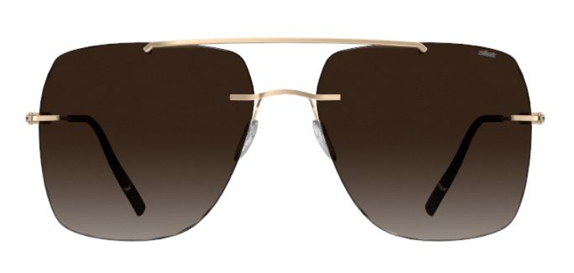 Silhouette Sunglasses Panmure 8750 7530 Gold Brown