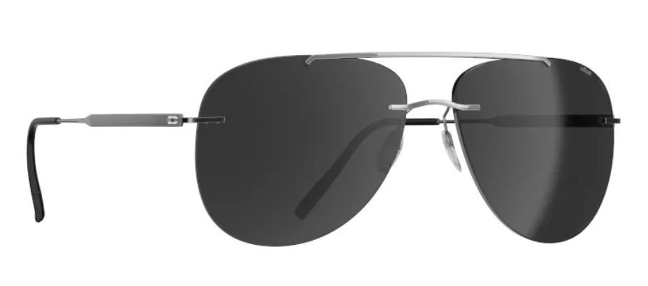 Silhouette Sunglasses Canatara 8751 6560 Ruthenium Black