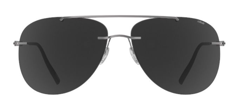 Silhouette Sunglasses Canatara 8751 6560 Ruthenium Black