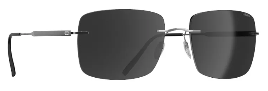 Silhouette Sunglasses Chesterman 8752 6560 Ruthenium Black