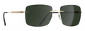 Silhouette Sunglasses Chesterman 8752 7530 Gold Black