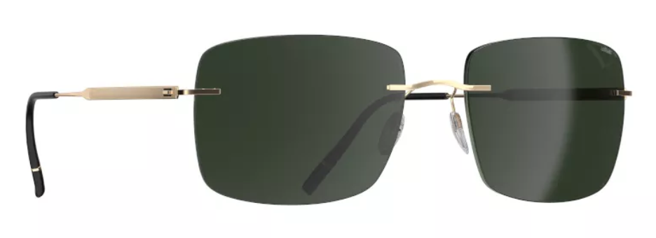 Silhouette Sunglasses Chesterman 8752 7530 Gold Black