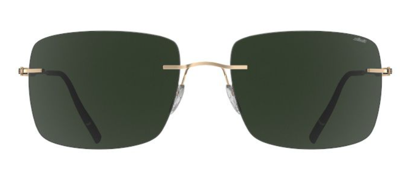 Silhouette Sunglasses Chesterman 8752 7530 Gold Black
