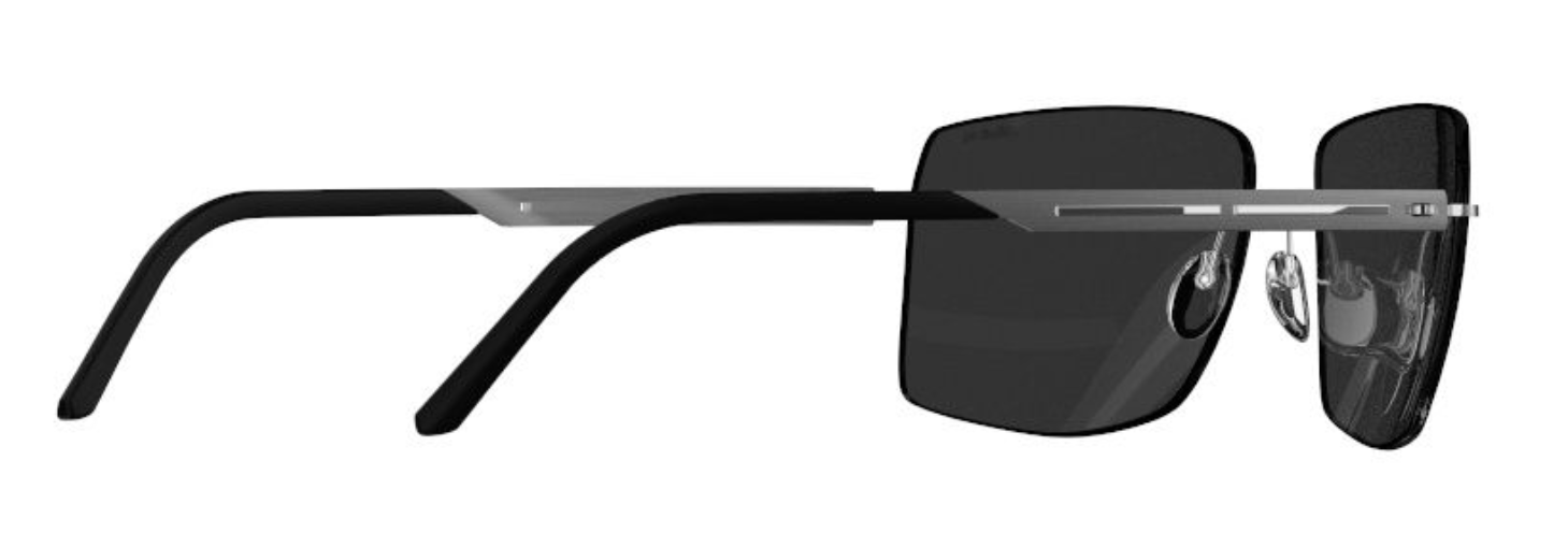 Silhouette Atelier Fusion Précieuse Solaire L801 6560 Ruthenium / White Gold